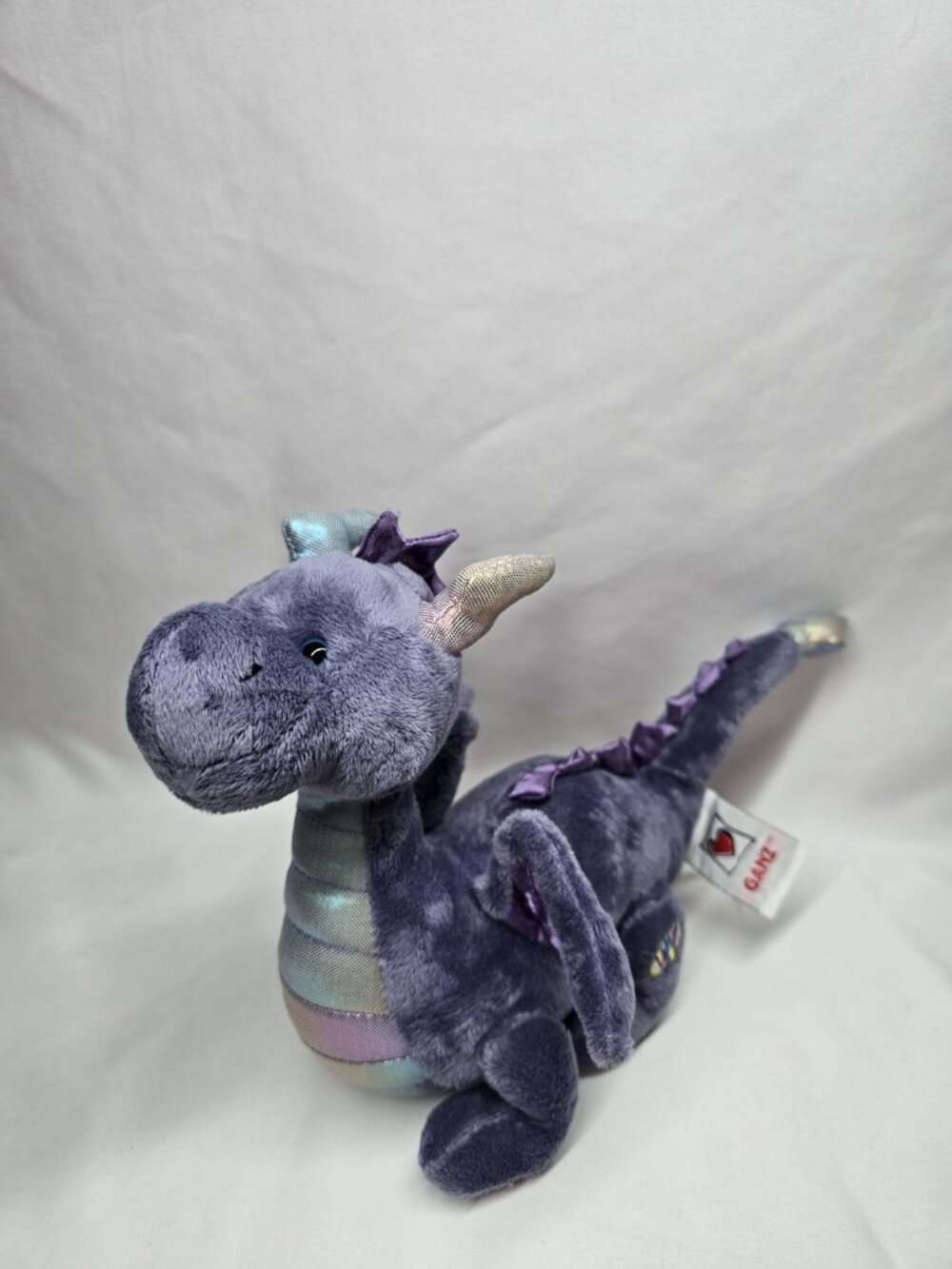 GANZ Webkinz Stormy Dragon HM634 Stuffed Animal - NO CODE